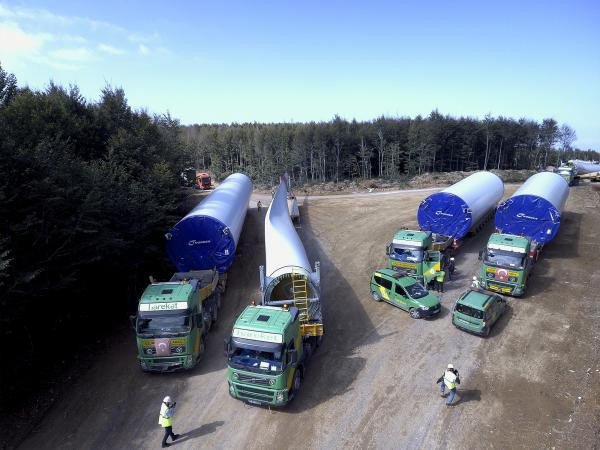 Nordex-Kürekdağı Rüzgar Türbin Taşıma ve Montaj Projesi