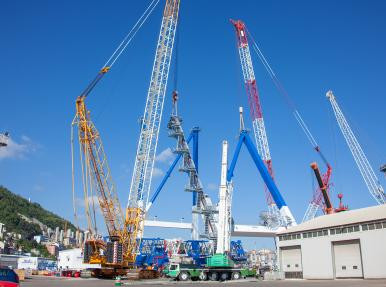 STS cranes rising at Trabzon port