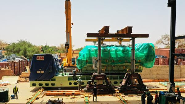 Generator Set installation at Republic of the Niger Goudel Power Plant